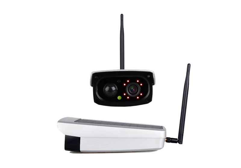 9207# WIFI太阳能电池室外枪机安防监控摄像头