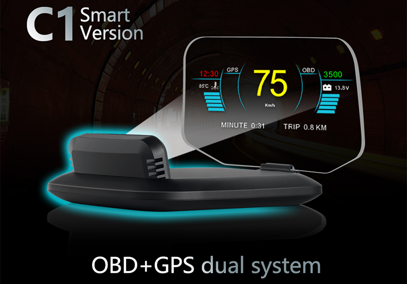 13194# OBD+GPS 双系统多功能抬头显示器